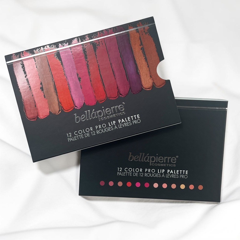 Bellapierre Cosmetics 12 Color Pro Lip Palette Mineral Lipstick Set New - Picture 2 of 7